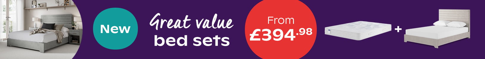 New bed sets from £358