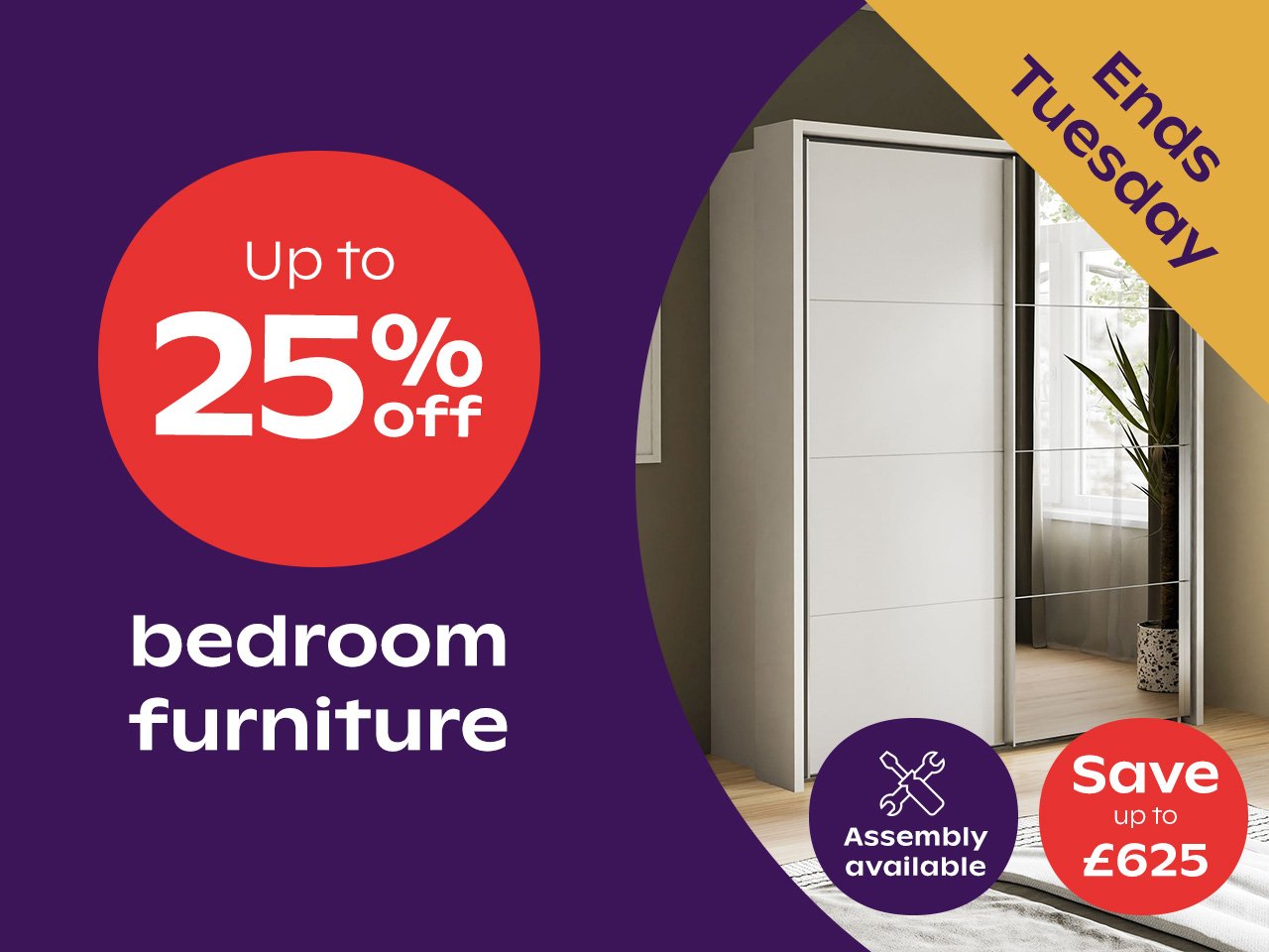 Up To 25% Off Furniture