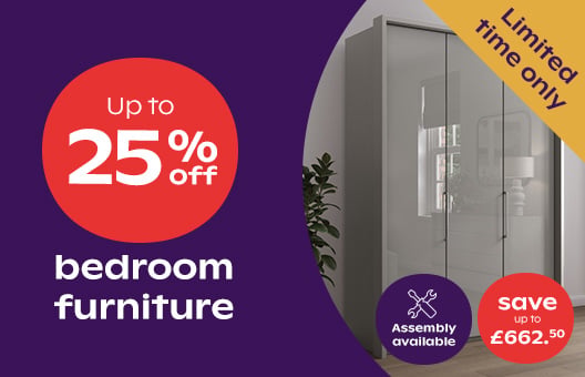 Up to 25% off furniture