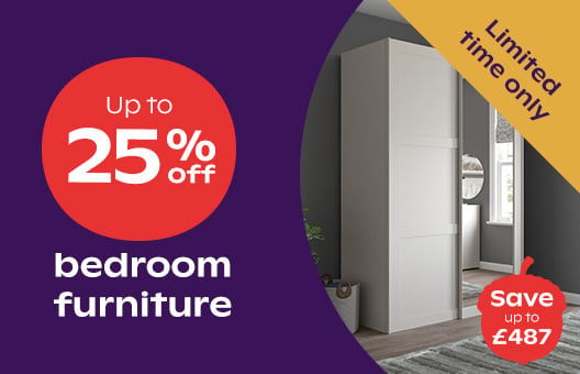 Up To 25% Off Bedroom Furniture