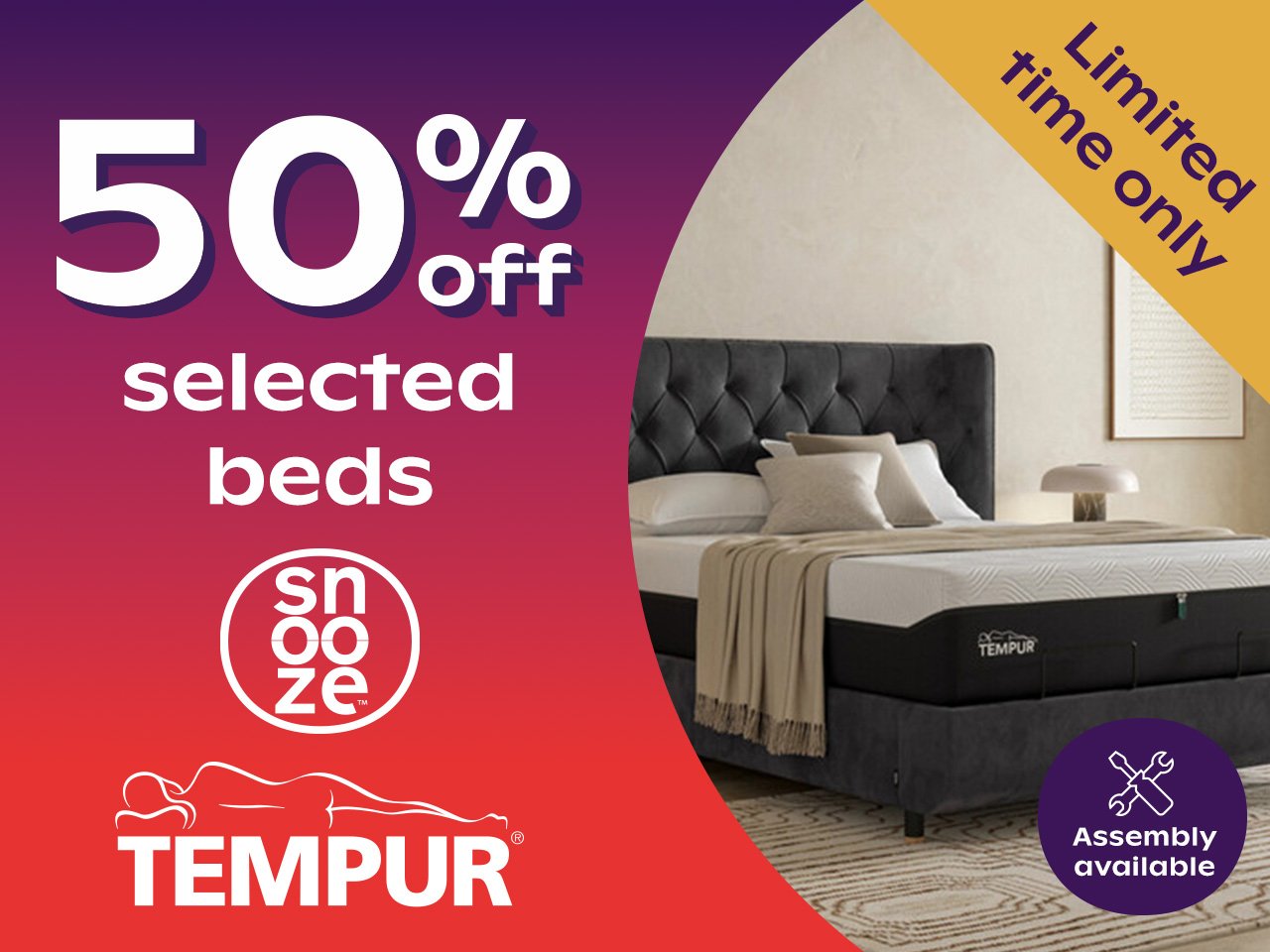 20% Off TV Beds