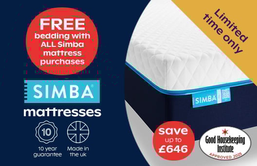 Free Bedding When You Buy Any Simba Mattress - Save Up To £646 - Limited Time Only