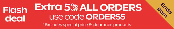 Extra 5% off orders 