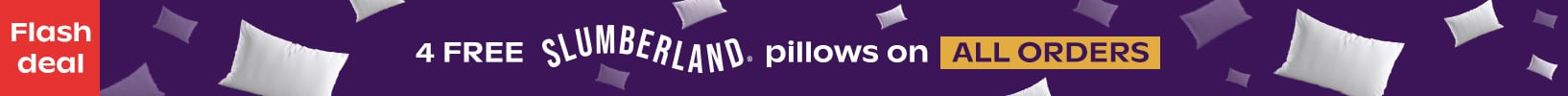 Flash sale Free Pillows on all orders