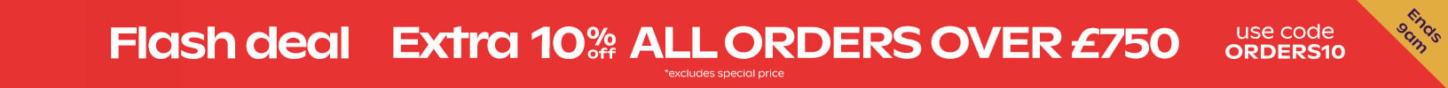 10% off orders over £750