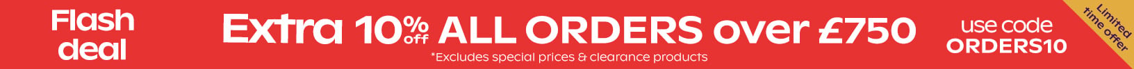 Extra 10% off £750