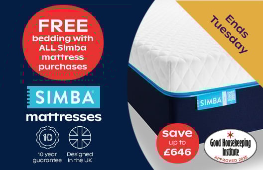 Free Bedding With All Simba Mattresses