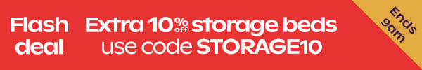 10% off storage beds code STORAGE10