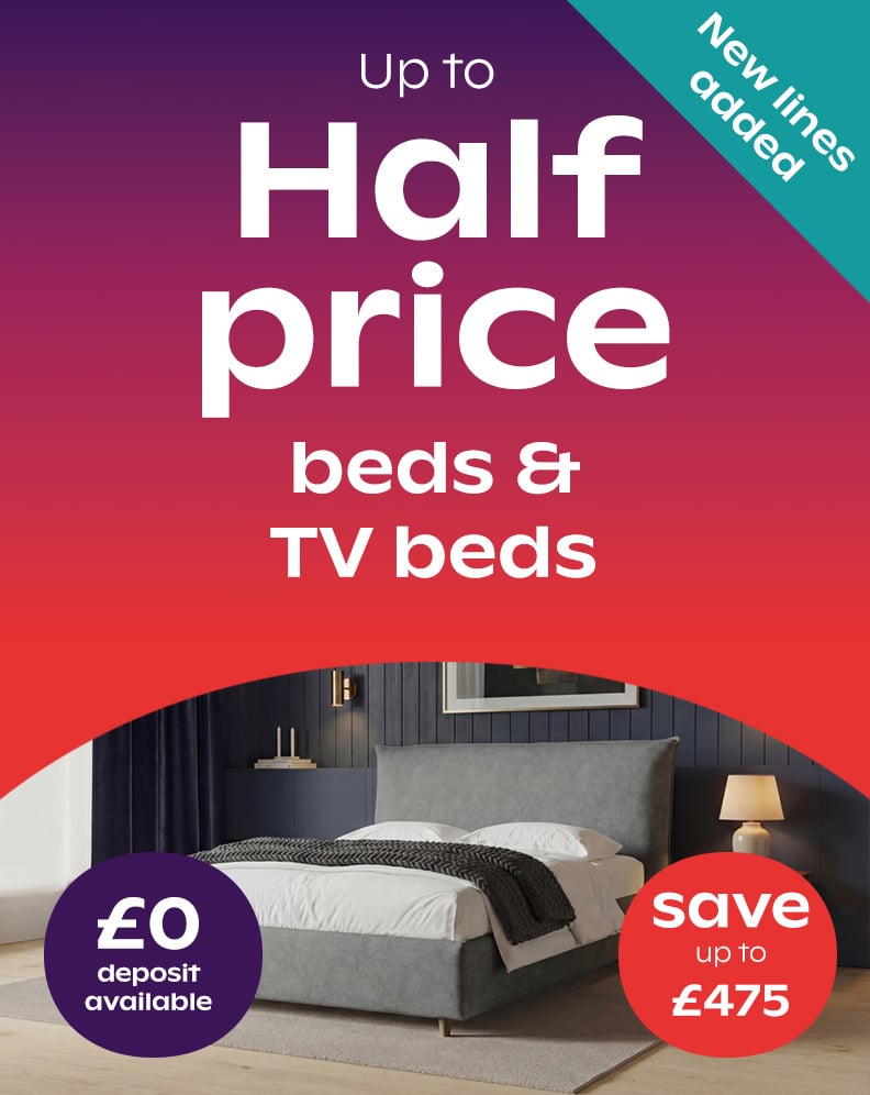 Up To 50% Off Beds