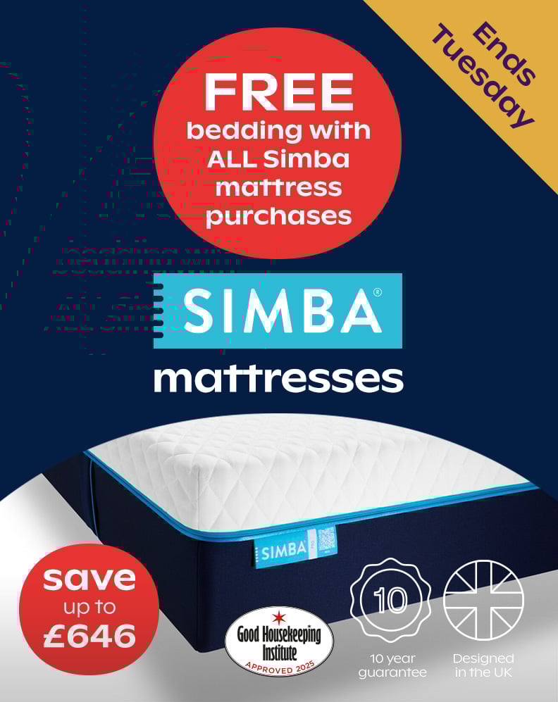Free Bedding On Simba Mattresses