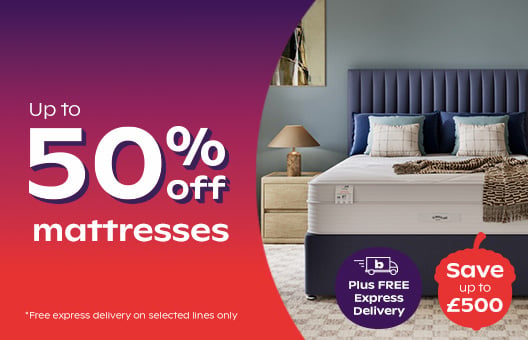 Up To 50% Off Mattresses + Free Express Delivery