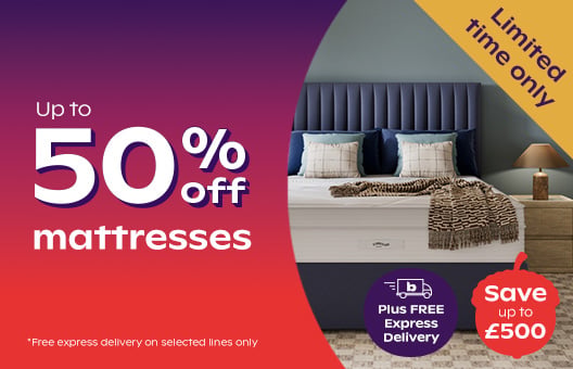 Up To 50% Off Mattresses + Free Express Delivery