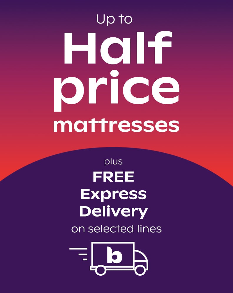 Up to half price mattresses