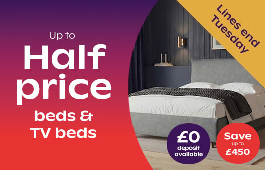 Up To 50% Off Beds