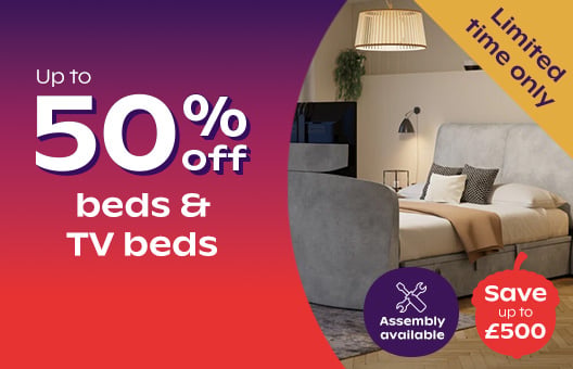 Up To 50% Off Beds