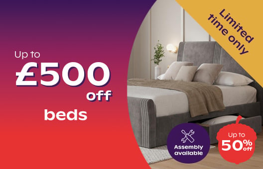 Up To 50% Off Beds