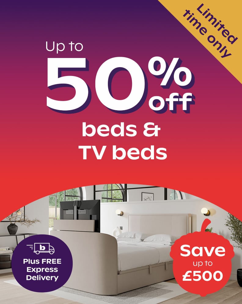 Up To 50% Off Beds & TV Beds