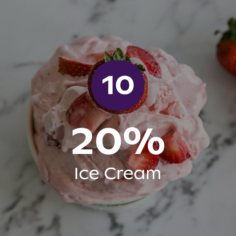 Ice Cream - 20%