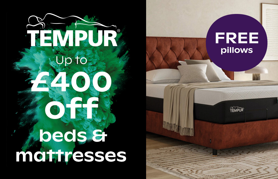 tempur 400 off + free pillows