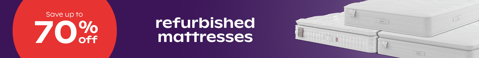 refurbished mattresses banner