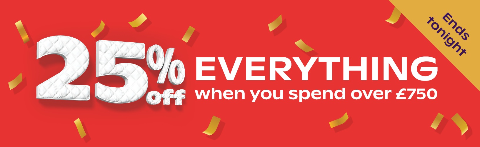 20% off over £750
