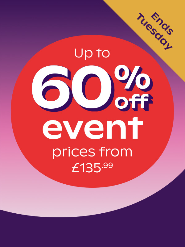 up to 60% off event