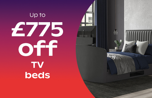 Save up to £775 TV beds