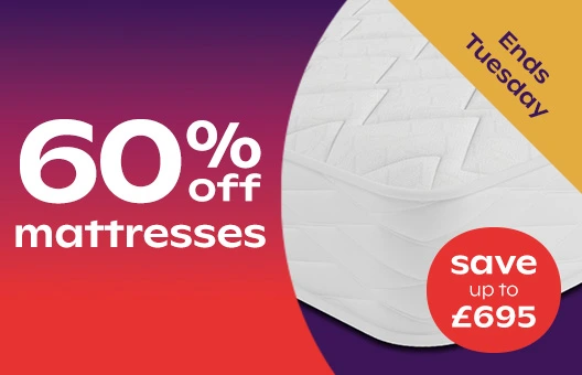 mattresses 60% off