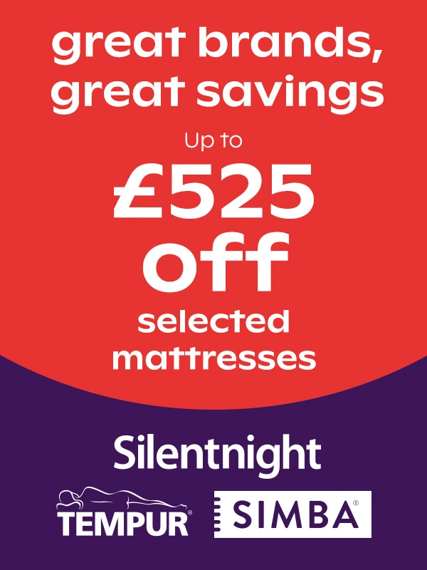 £525 off selected mattresses