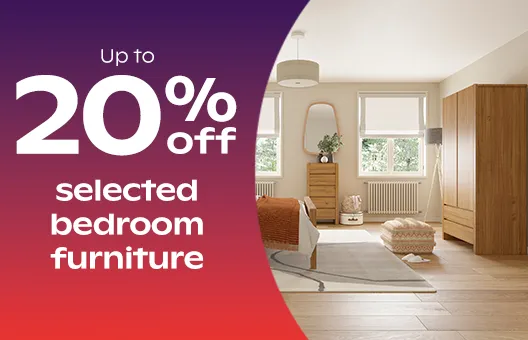 20% off selected bedroom furniture
