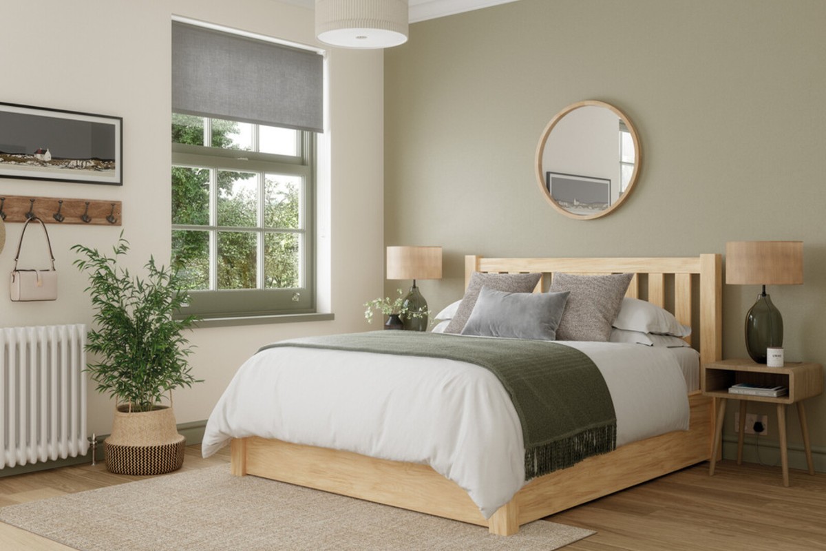 Edgemont Wooden ottoman bed frame featured in the Boxing Day sale